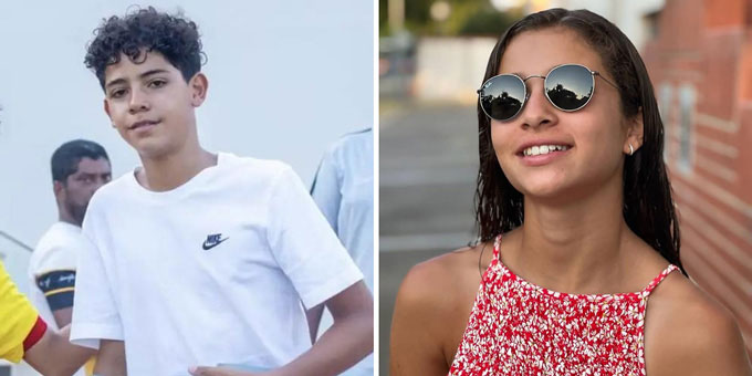 Bạn gái của Cristiano Jr được cho chính là Delfina Suarez