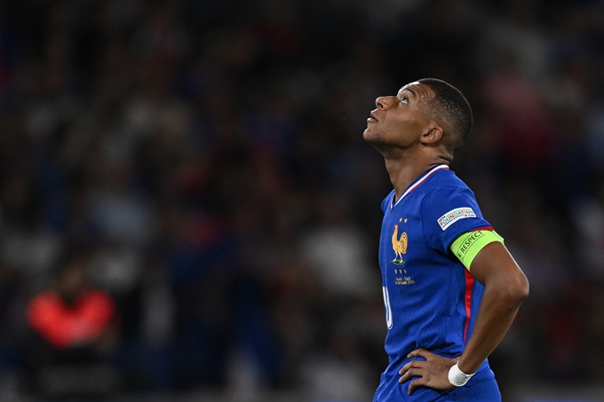 Kylian Mbappe chơi không tốt ở trận thua Italia